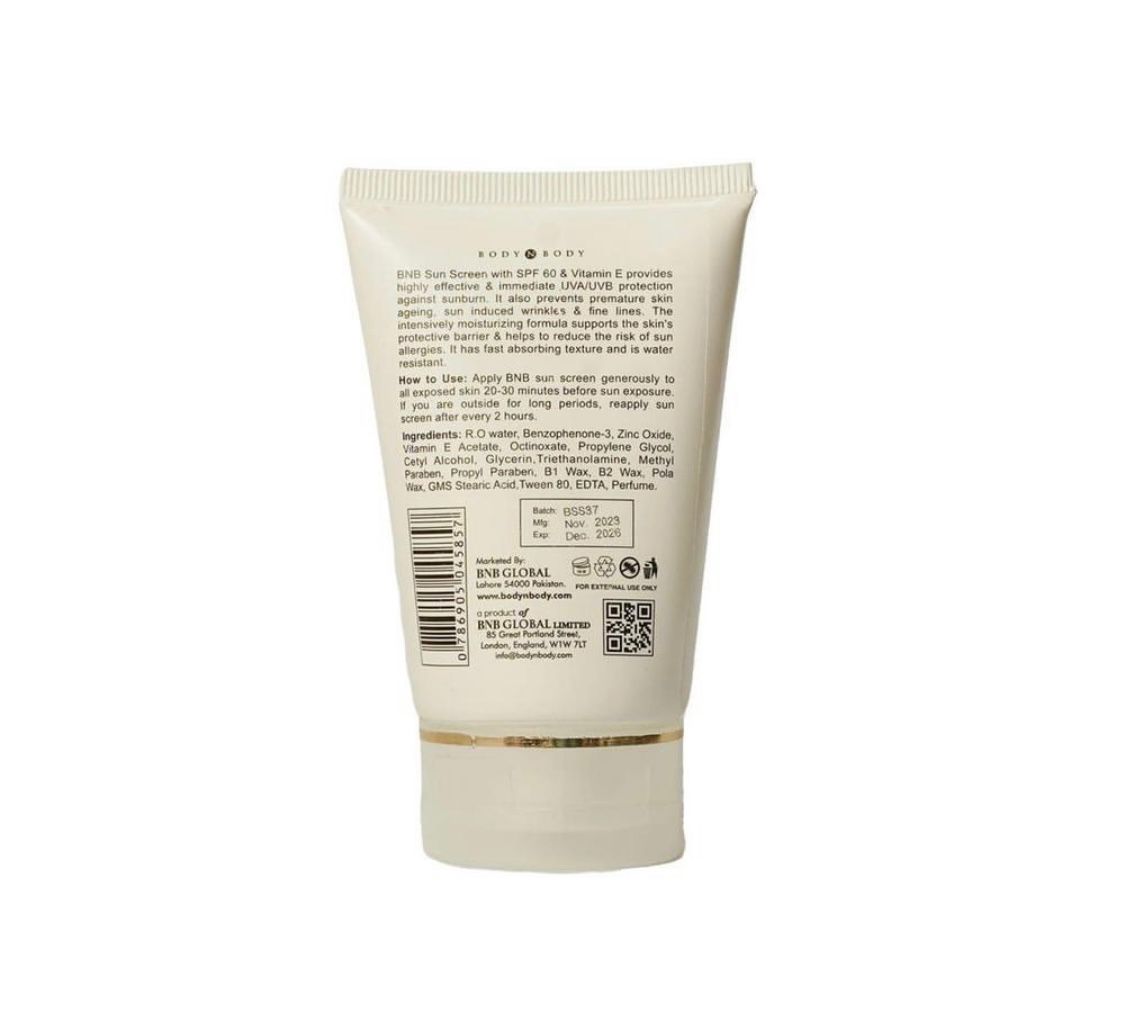 BNB Vitamin E Sun Screen (SPF 60)